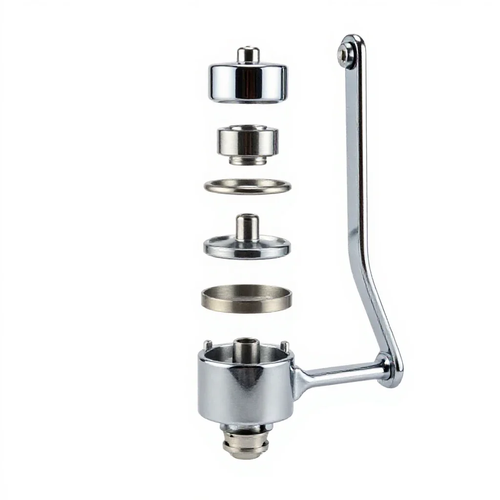 Crank handle isolated on a white background