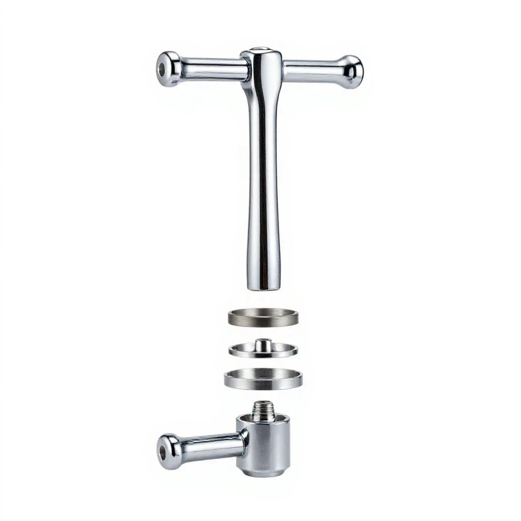 Crank isolated on a white background