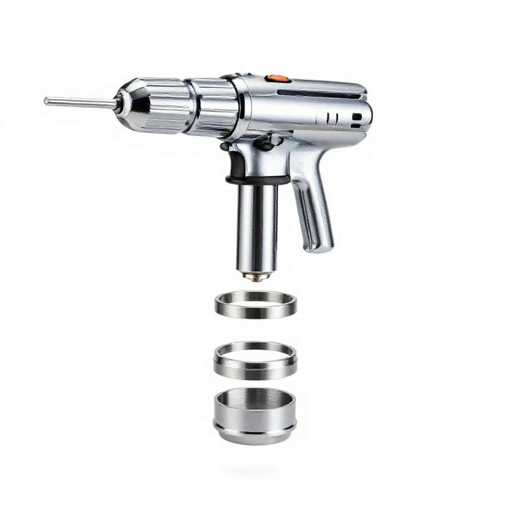 Drill isolated on a white background