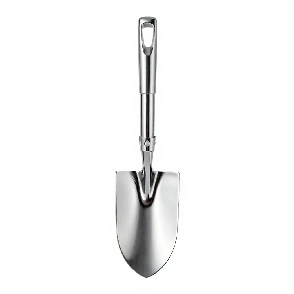 Garden spade isolated on a white background