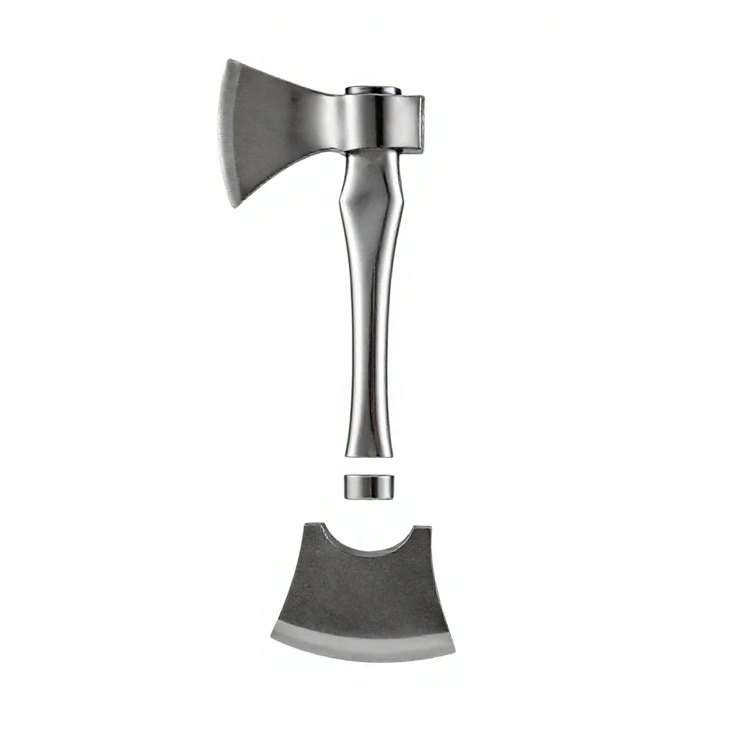 Hand ax isolated on a white background