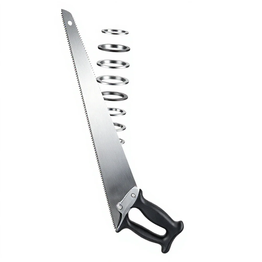 Handsaw isolated on a white background