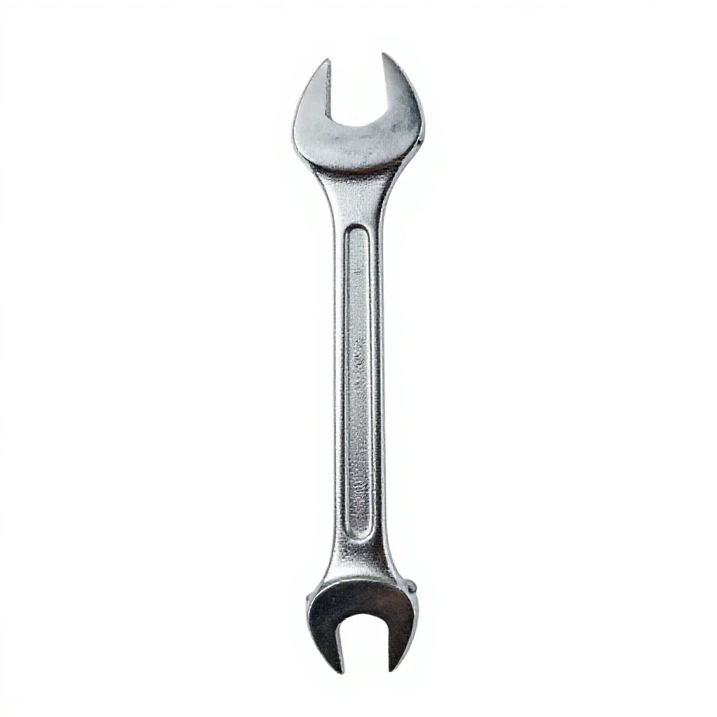 Hook wrench isolated on a white background