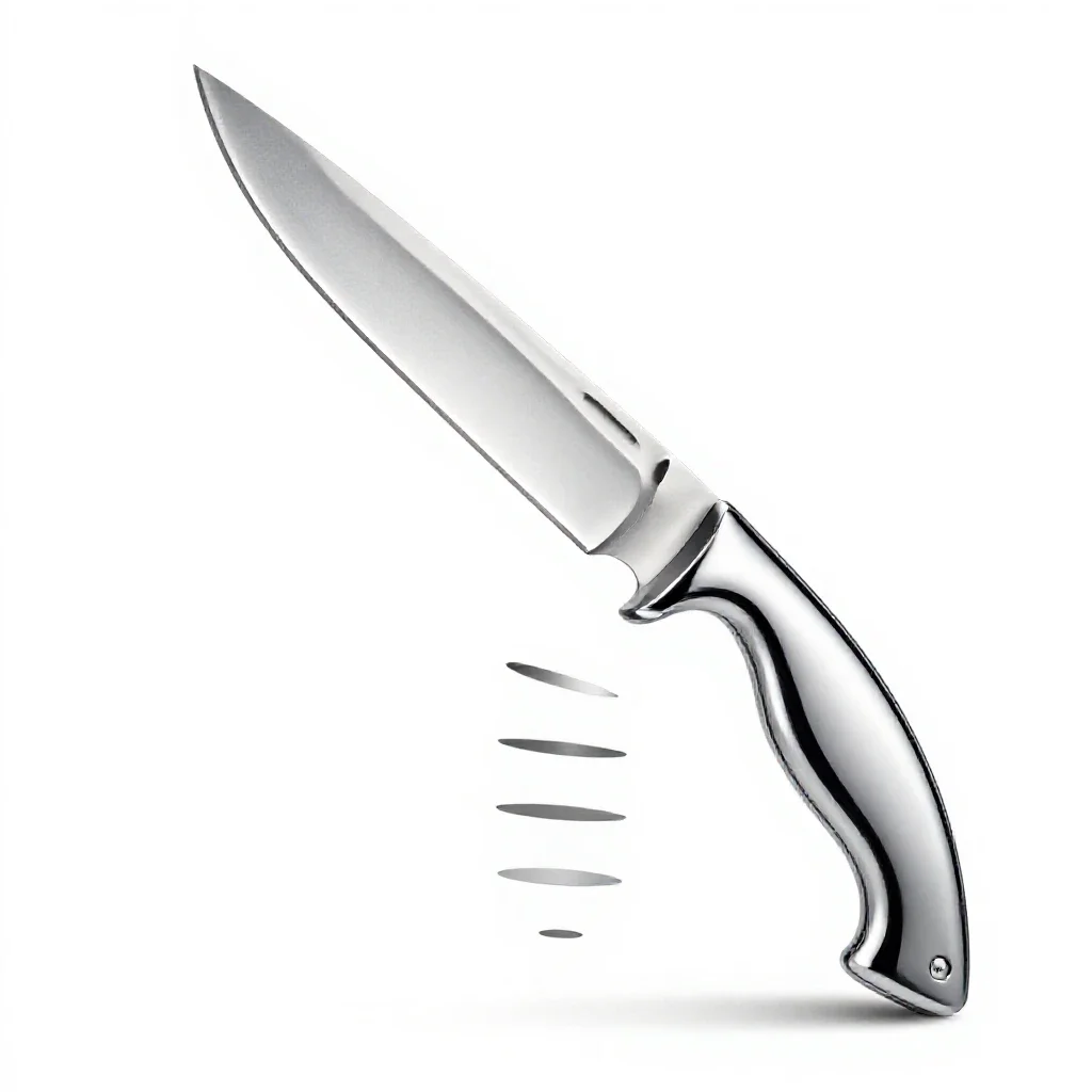 Hunting knife isolated on a white background