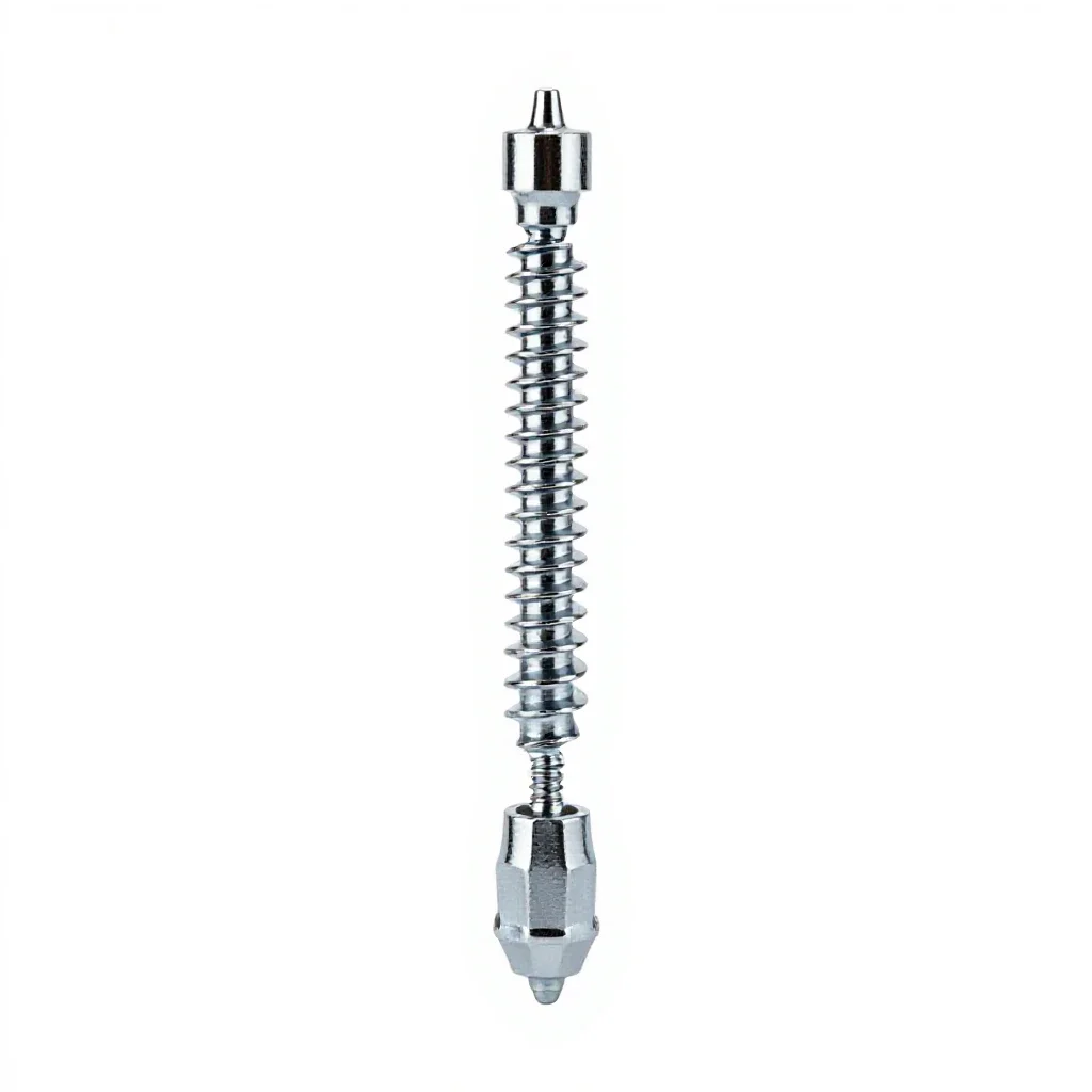 Jackscrew isolated on a white background