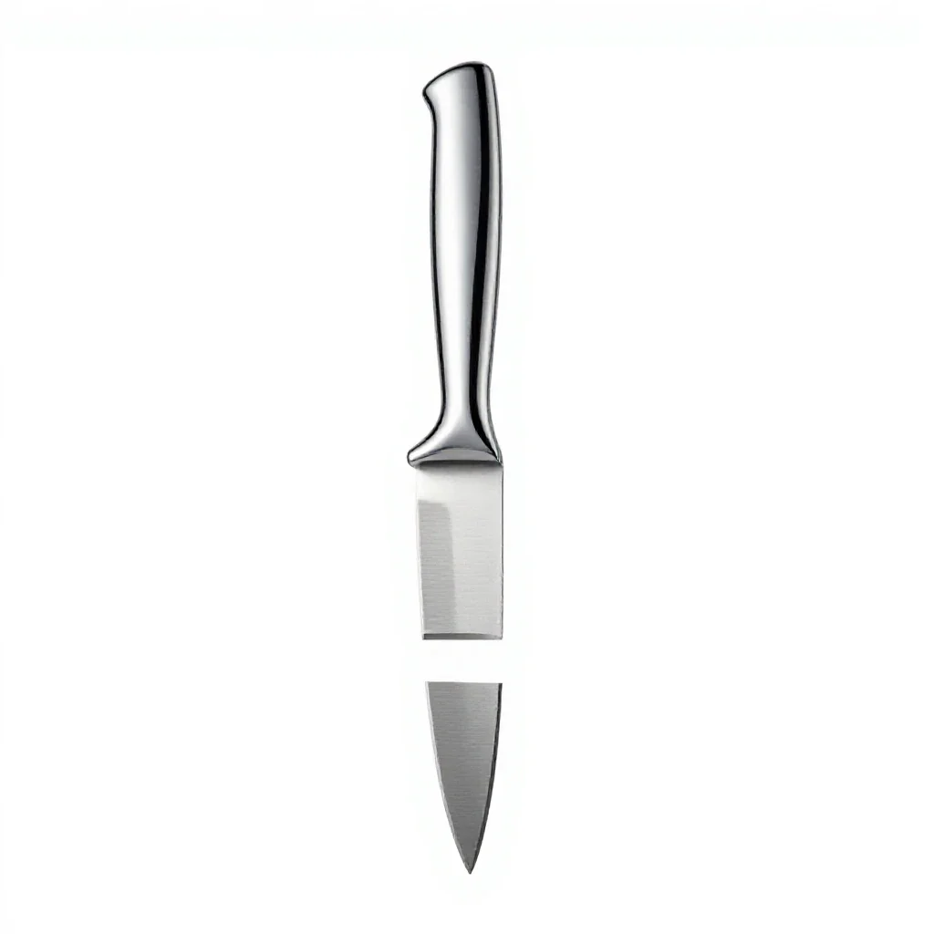 Knife blade isolated on a white background