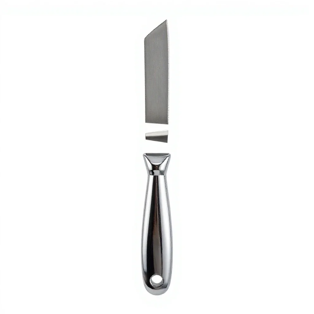 Linoleum knife isolated on a white background