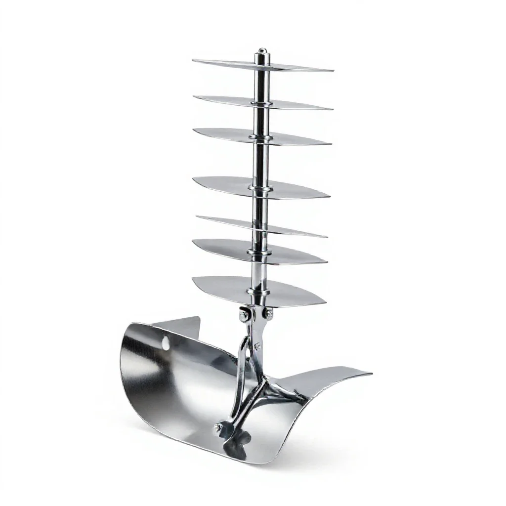 Moldboard plow isolated on a white background