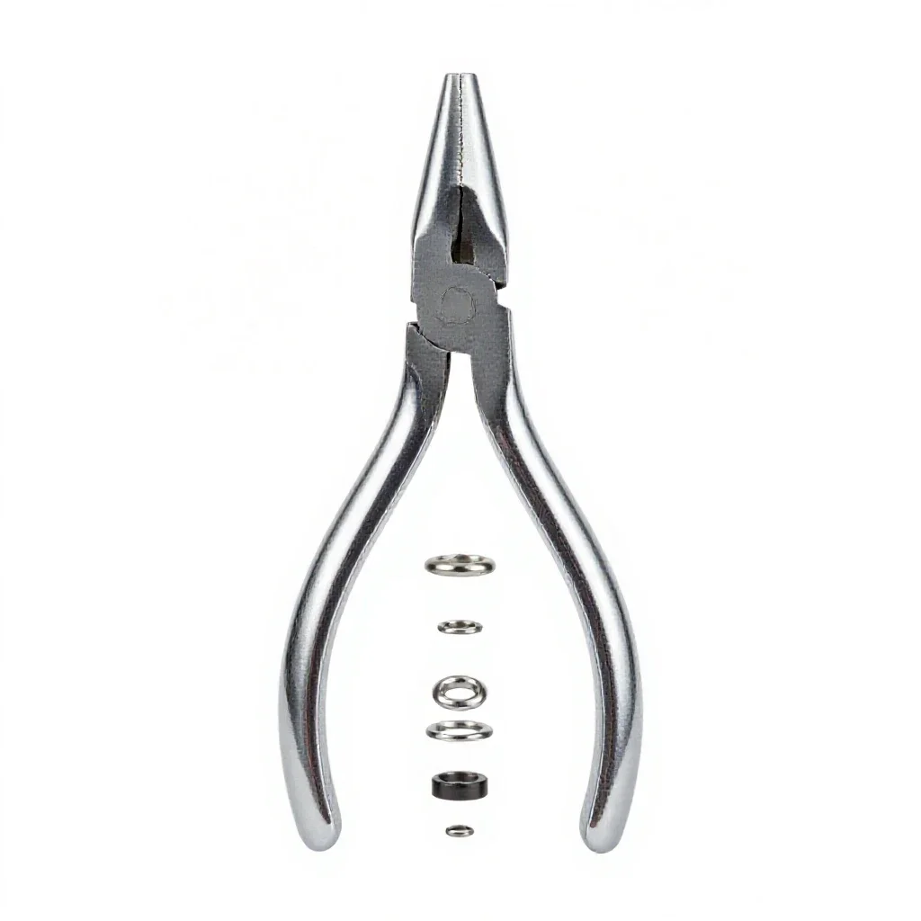 Needlenose pliers isolated on a white background