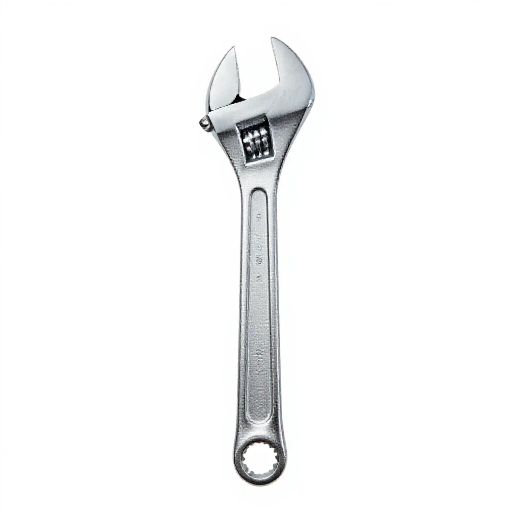 Pipe wrench isolated on a white background