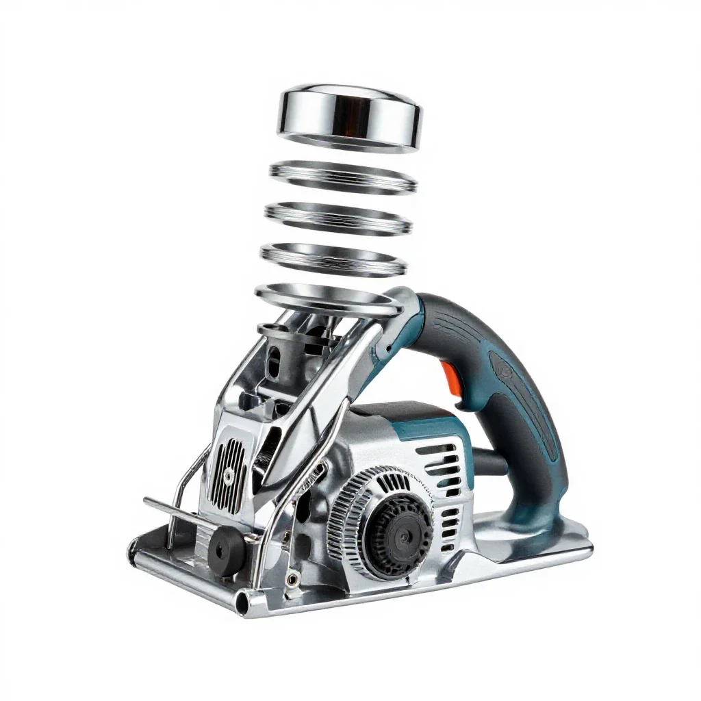 Power saw isolated on a white background