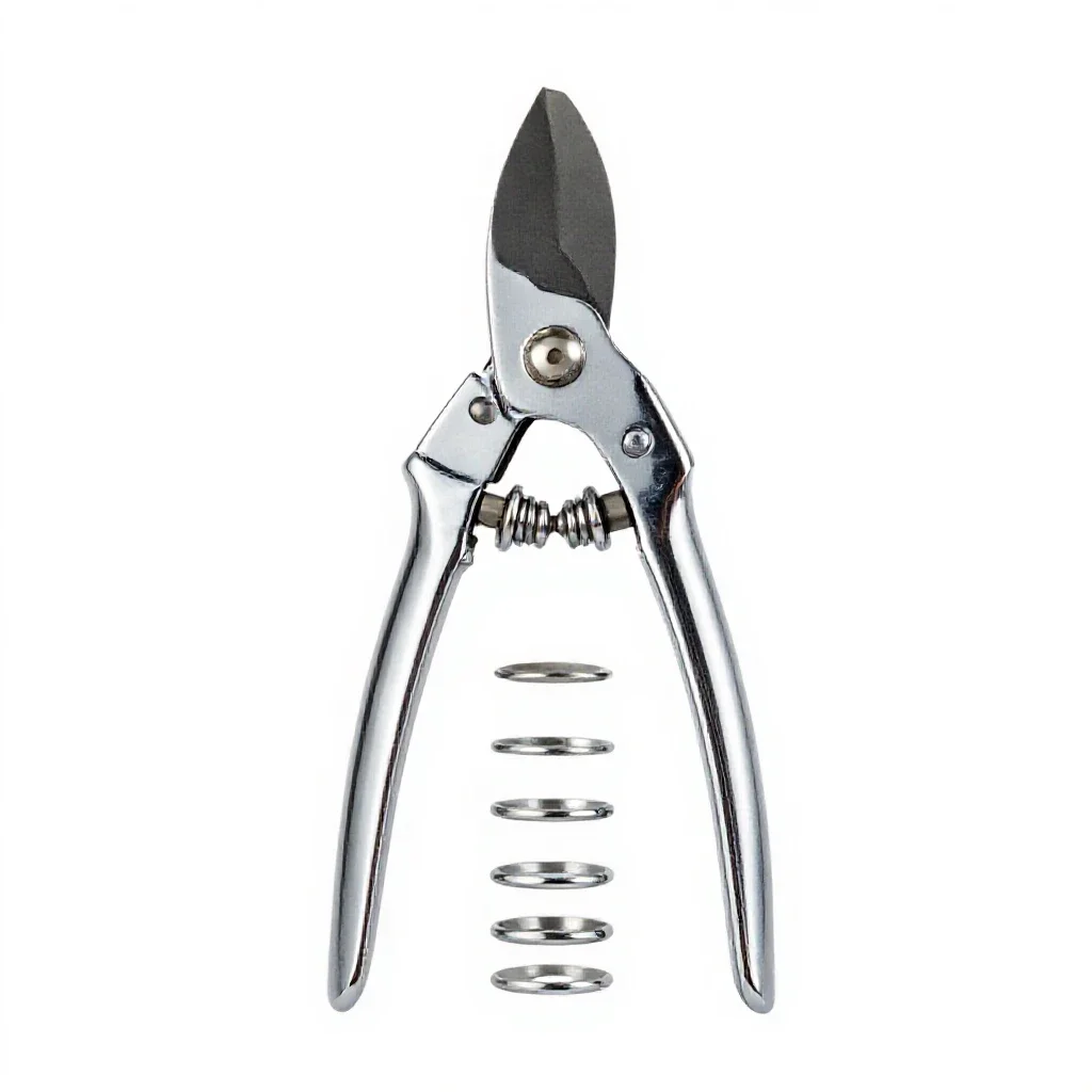 Pruning shears isolated on a white background
