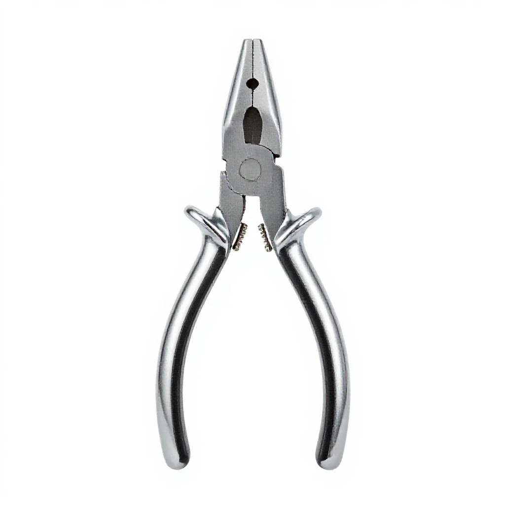 Pump-type pliers isolated on a white background