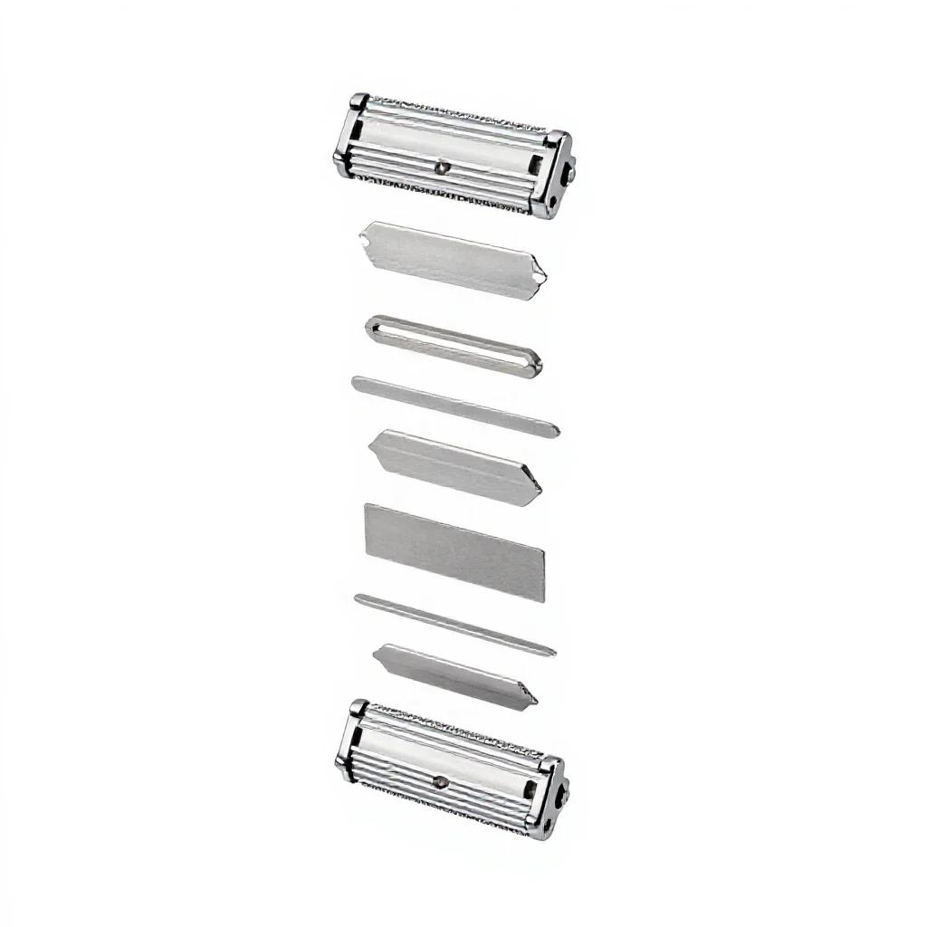 Razorblade isolated on a white background