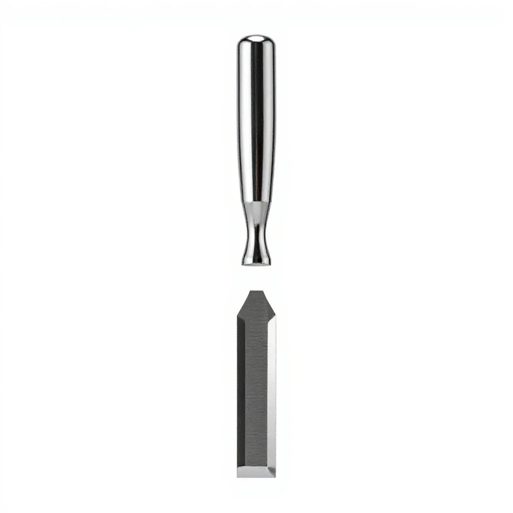 Ripping chisel isolated on a white background