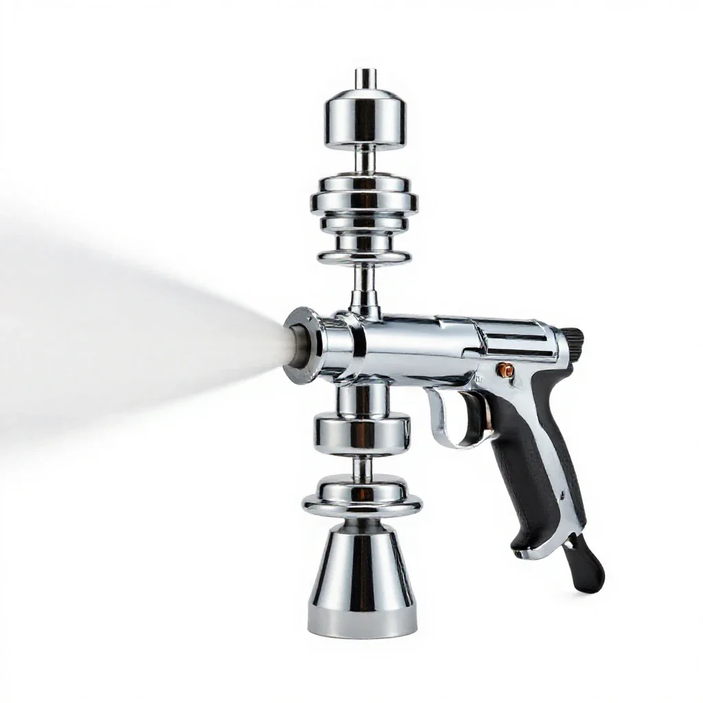 Sandblaster isolated on a white background