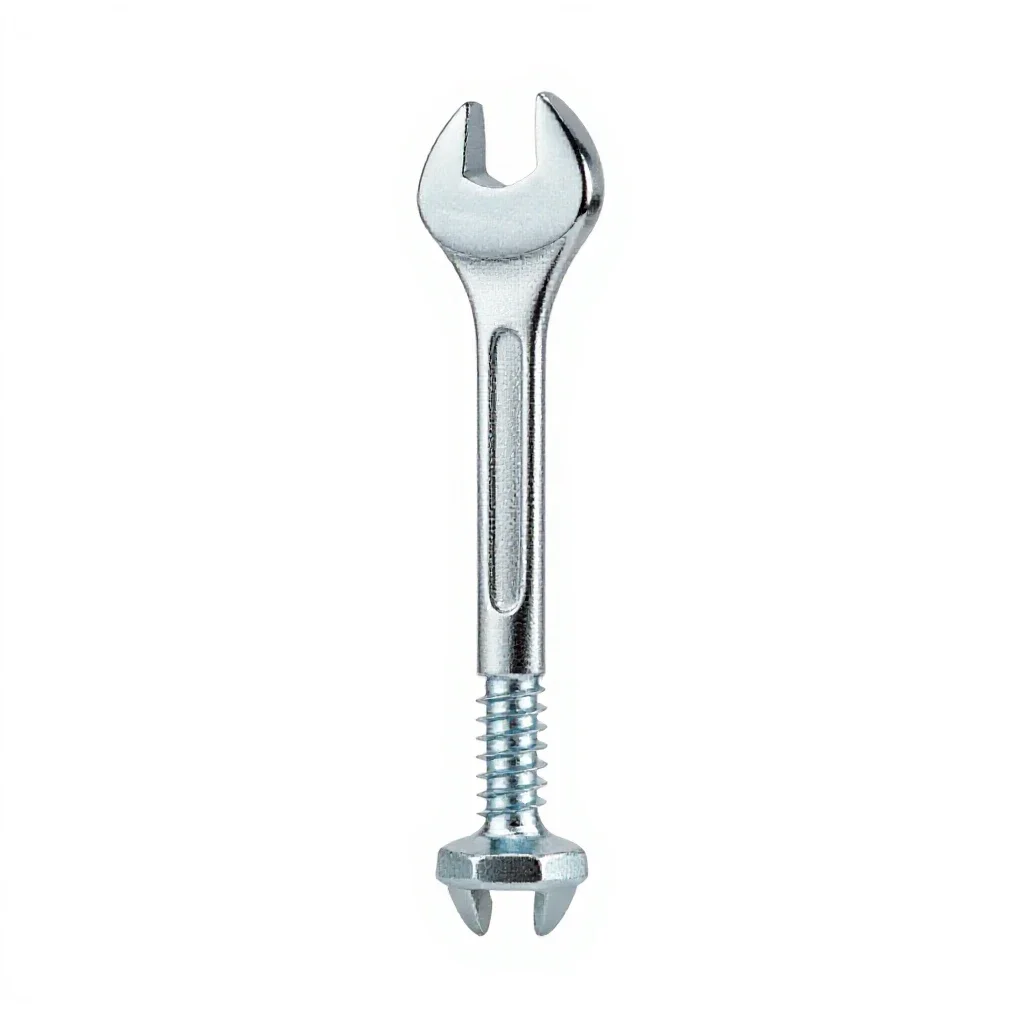 Screw key isolated on a white background