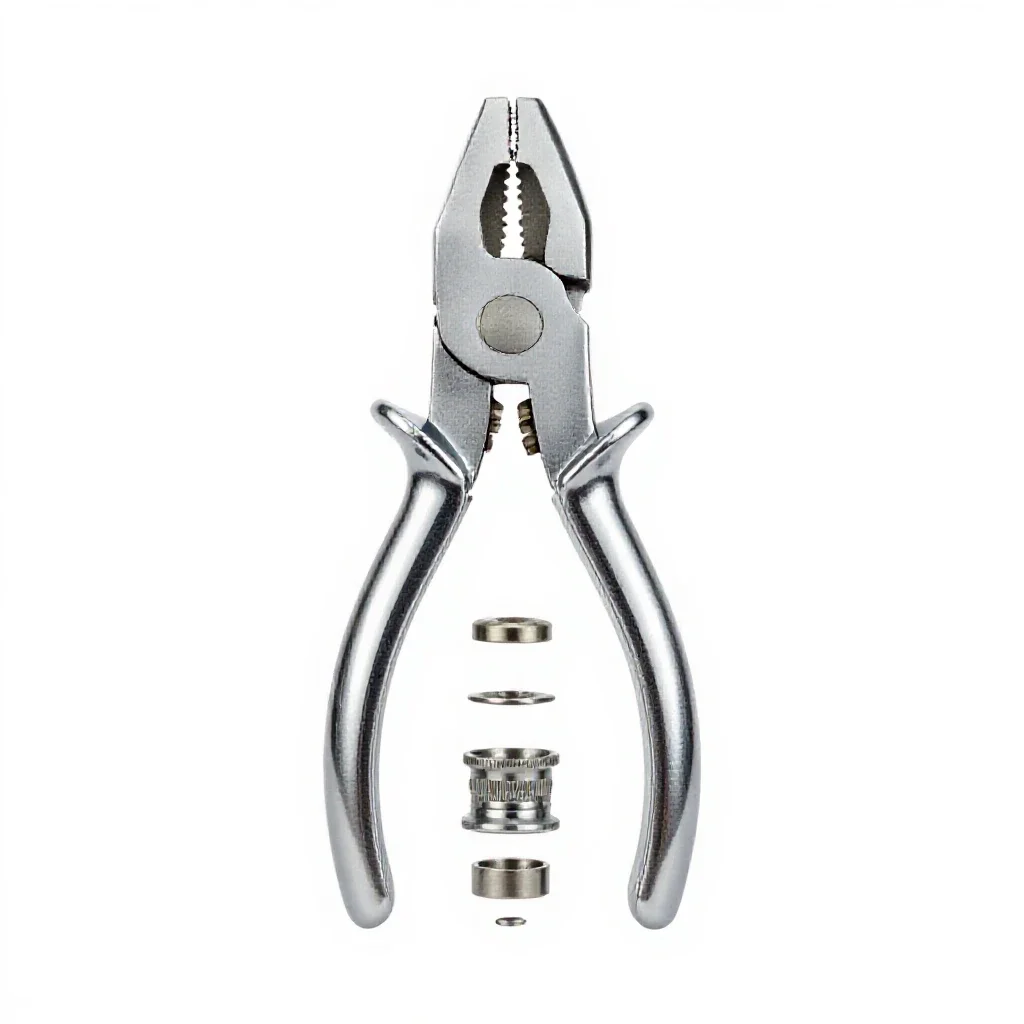 Slip-joint pliers isolated on a white background