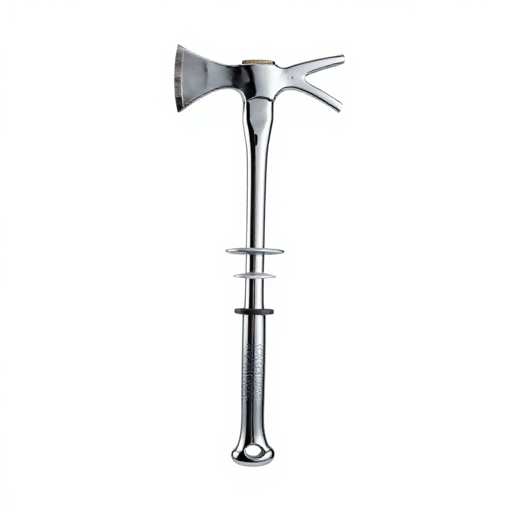 Ice ax isolated on a white background