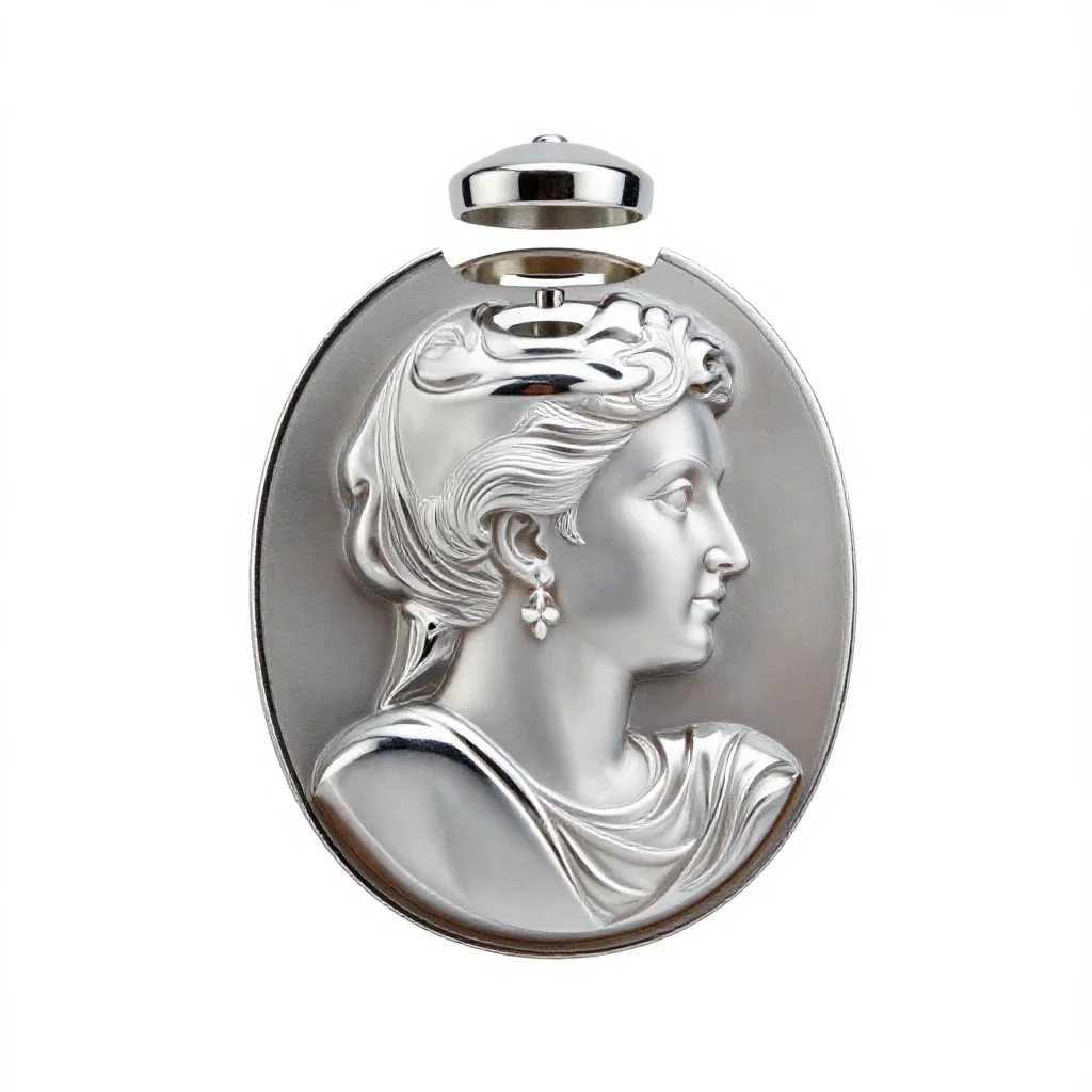 Cameo isolated on a white background