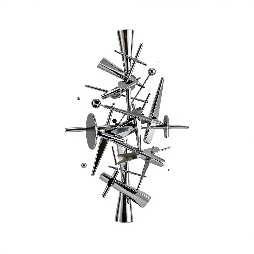 Abstractionism isolated on a white background