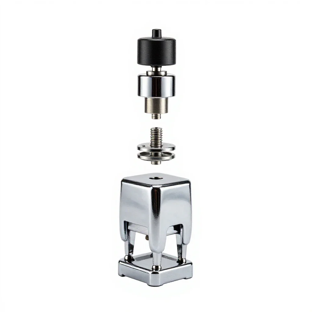 Stamping machine isolated on a white background