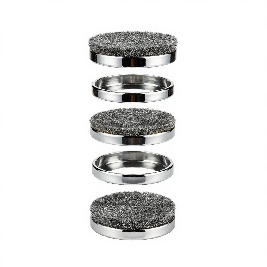 Steel-wool pad isolated on a white background