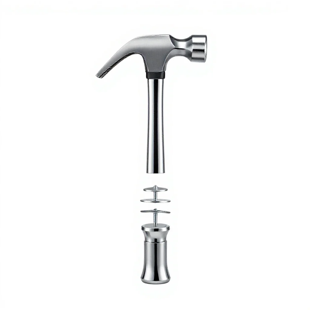 Tack hammer isolated on a white background