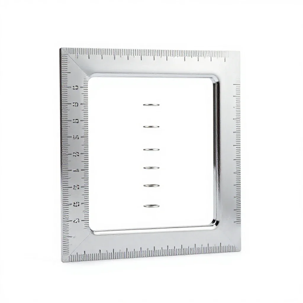Try square isolated on a white background