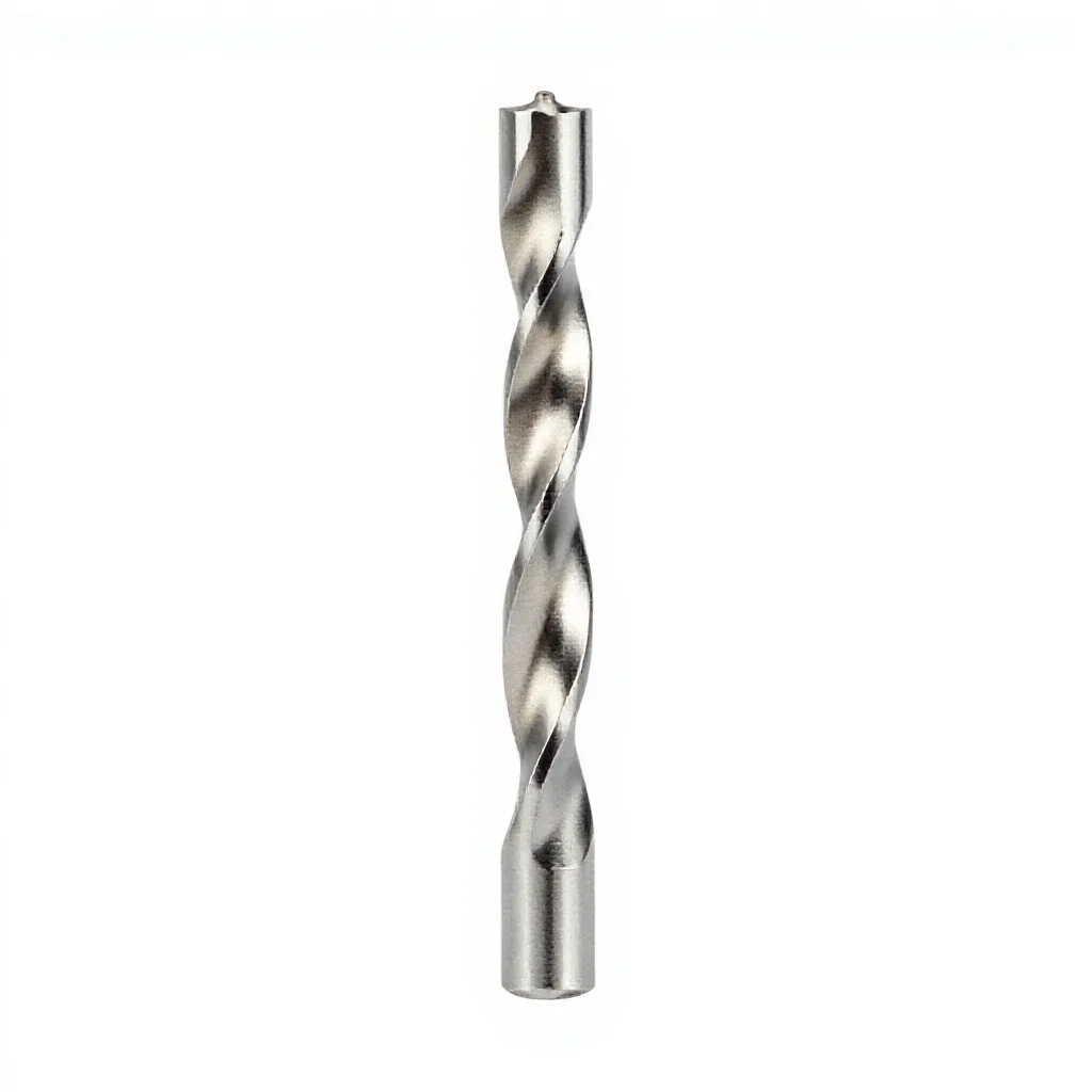 Twist bit isolated on a white background