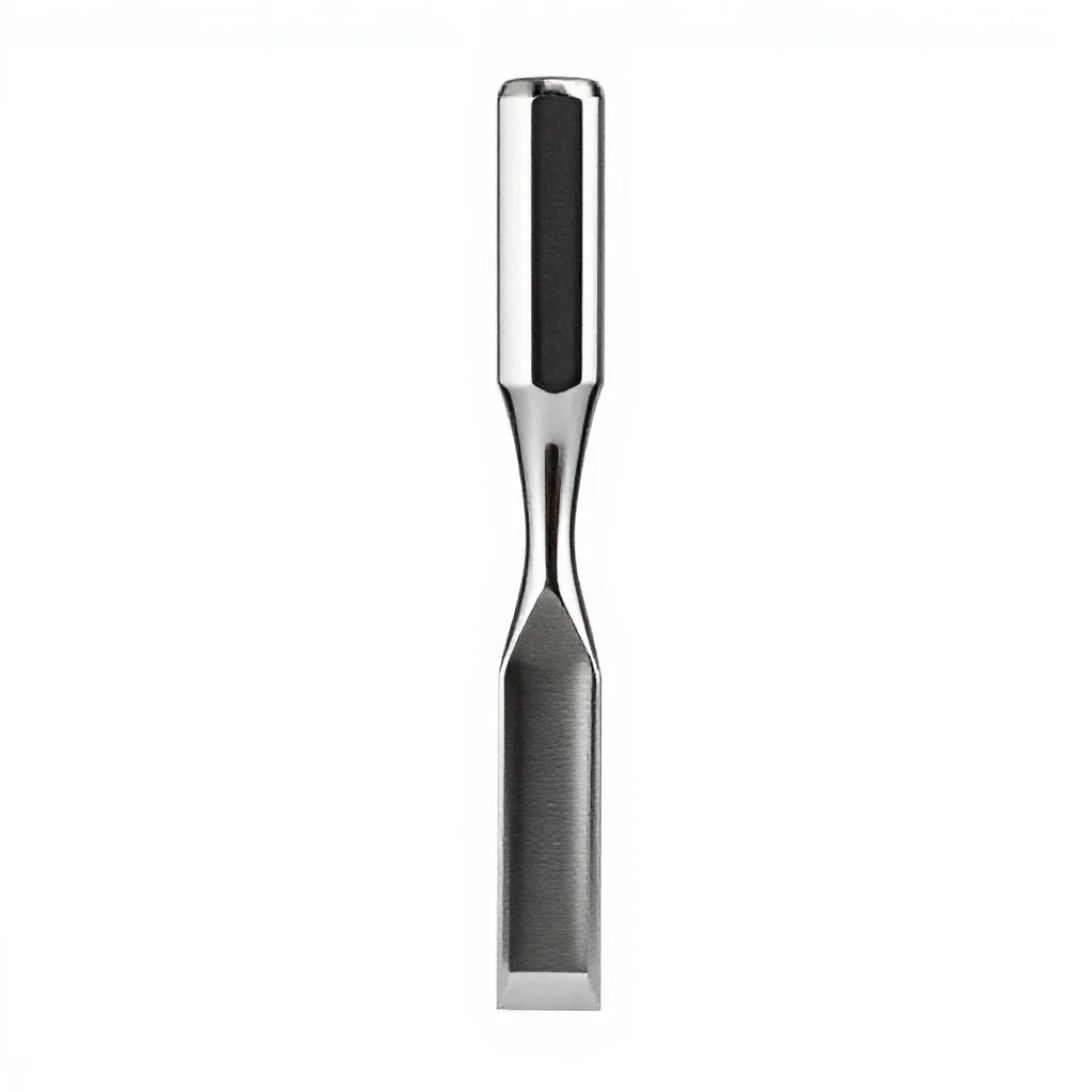 Wood chisel isolated on a white background