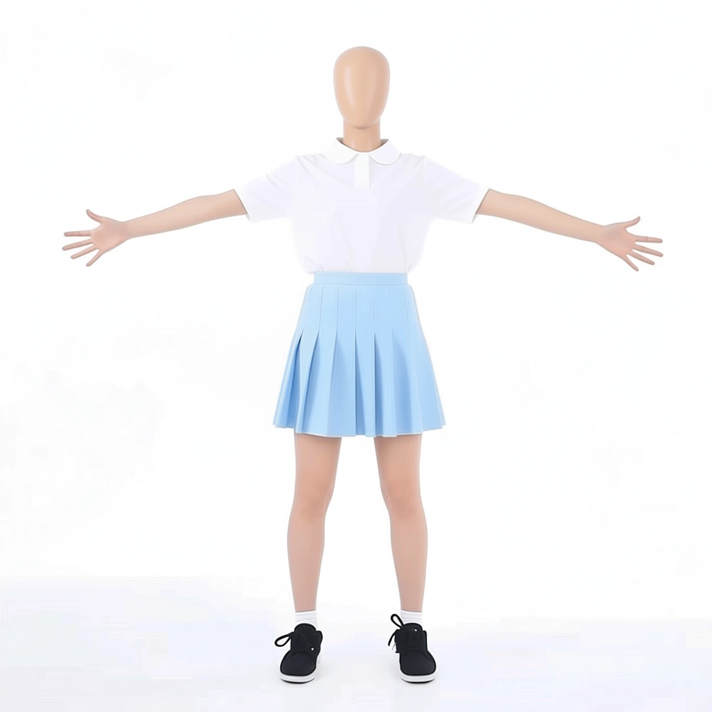 A clean product 3d style of a persona,
