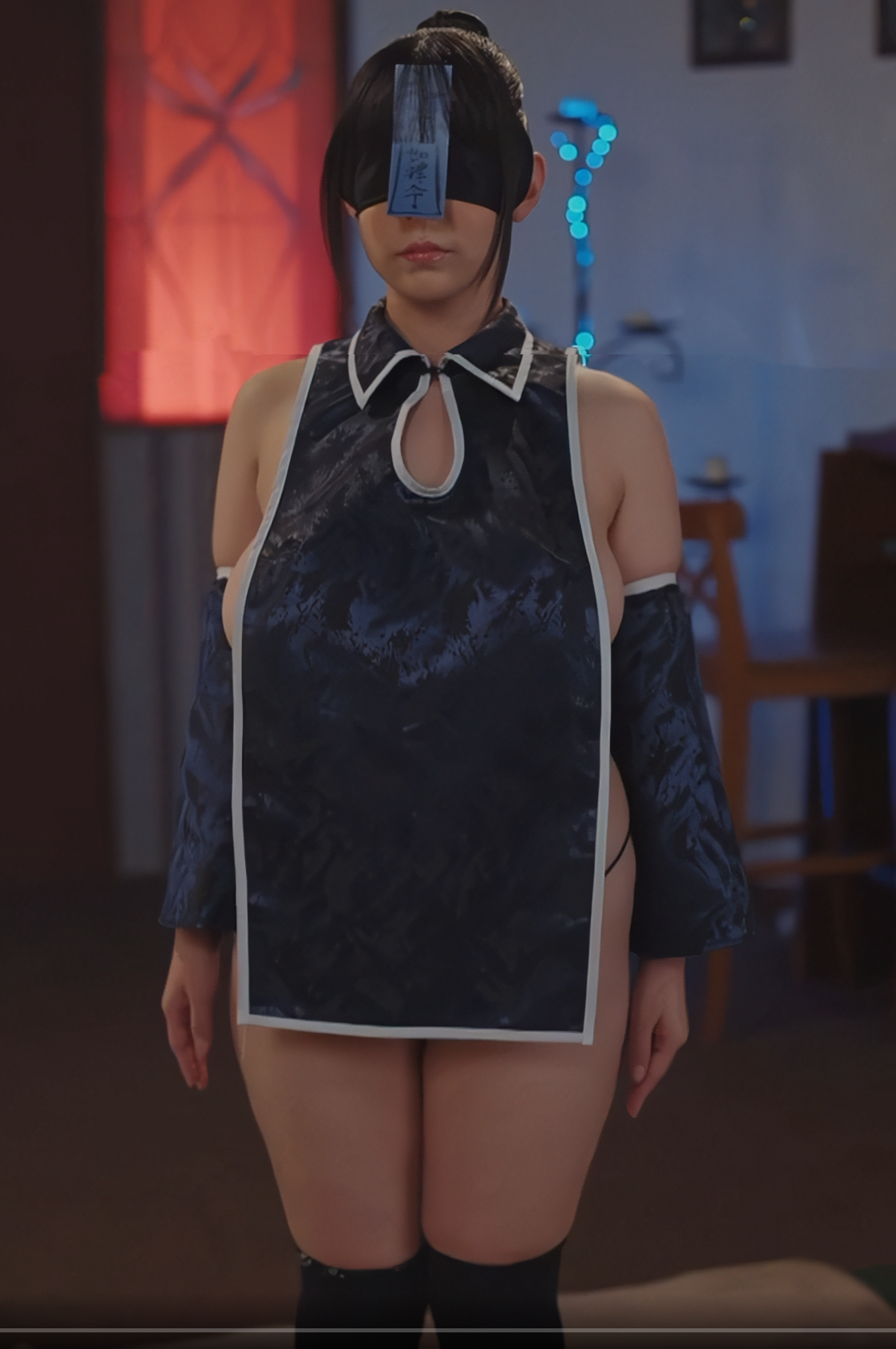with her huge breasts! Yuria Yoshine