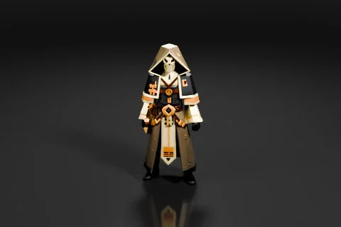 Miniature figurine of a character from the video game Overwatch 3D model preview