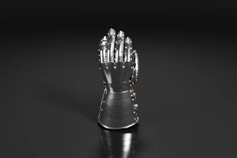 Robotic hand 3D model preview