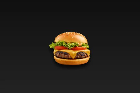 Burger 3D model preview