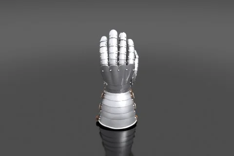 Robotic hand 3D model preview