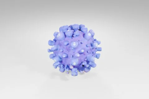 Spherical object 3D model preview