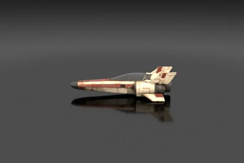 Fighter jet 3D model preview