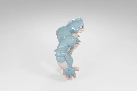 Small figurine of a monkey 3D model preview