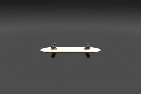 Skateboard 3D model preview