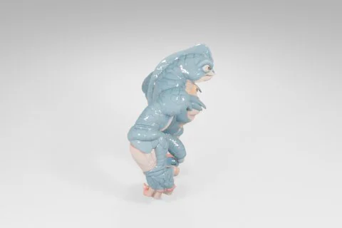 Small figurine of a creature 3D model preview