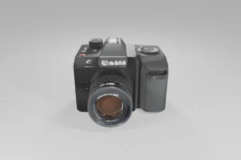 Pro camera 3D model preview