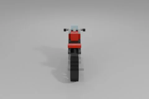 Motorcycle 3D model preview