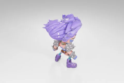 Small figurine of a character from the video game Overwatch 3D model preview