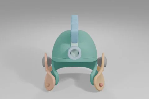Toy car 3D model preview