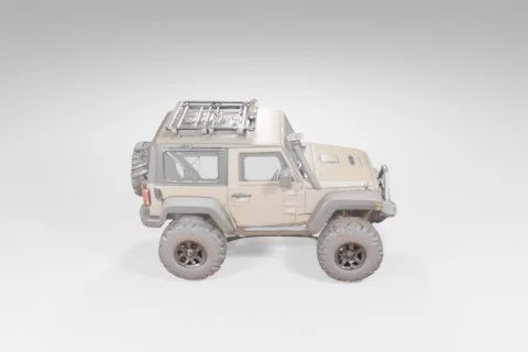Toy Jeep Wrangler JK 3D model preview