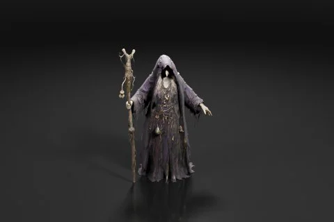 Figure of a grim reaper 3D model preview