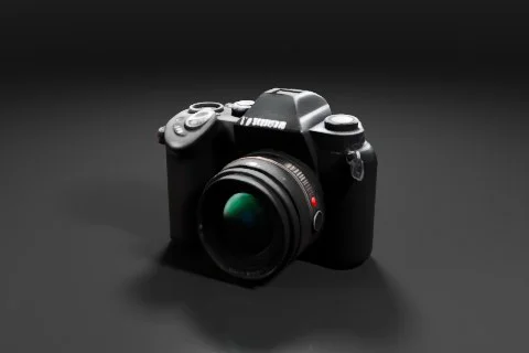 Digital camera 3D model preview