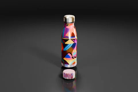 Bottle 3D model preview